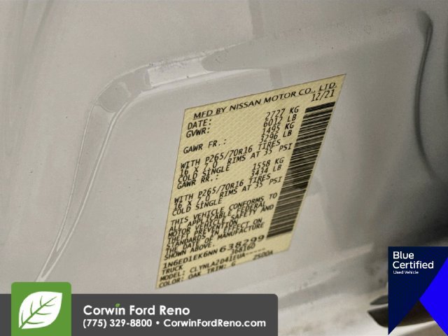 Used 2022 Nissan Frontier S AWD/4WD image 32