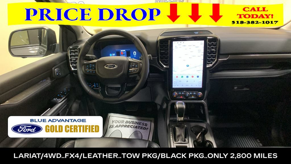 Certified 2025 Ford Ranger Lariat w/ FX4 Off-Road Package AWD/4WD image 25