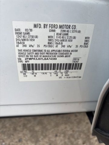 Certified 2020 Ford Edge SEL image 7