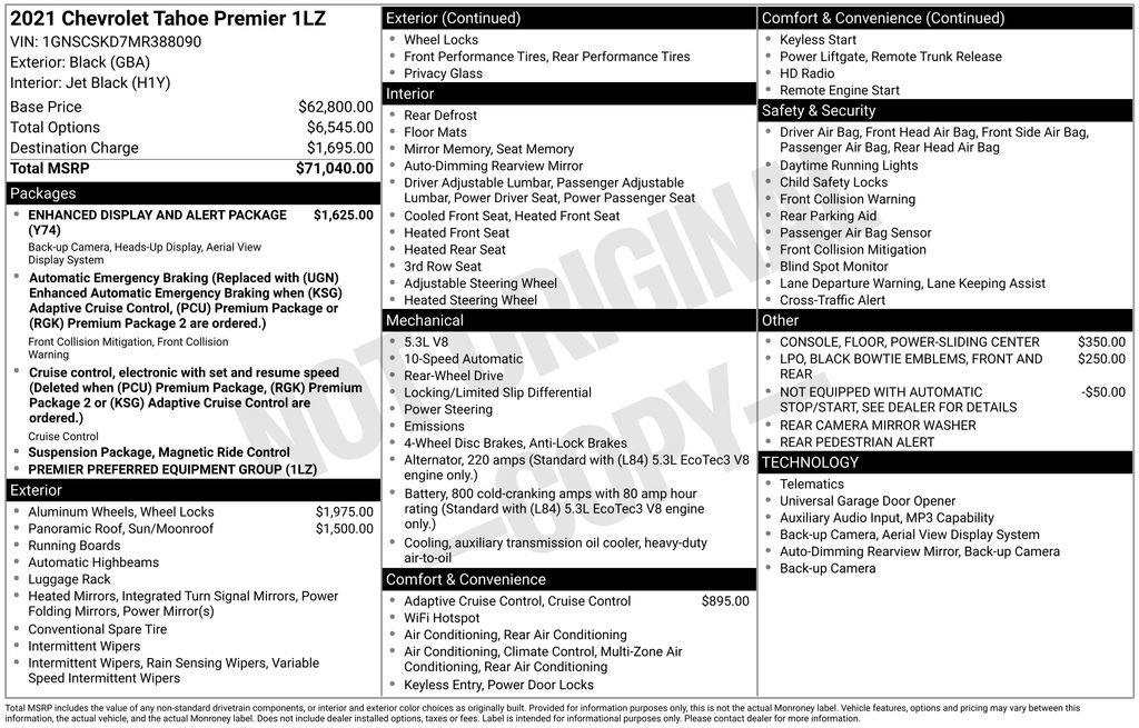 Used 2021 Chevrolet Tahoe Premier image 30