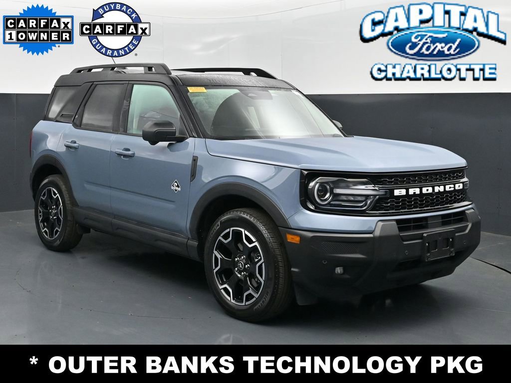 Certified 2025 Ford Bronco Sport Outer Banks w/ Outer Banks Tech Package+ AWD/4WD image 3