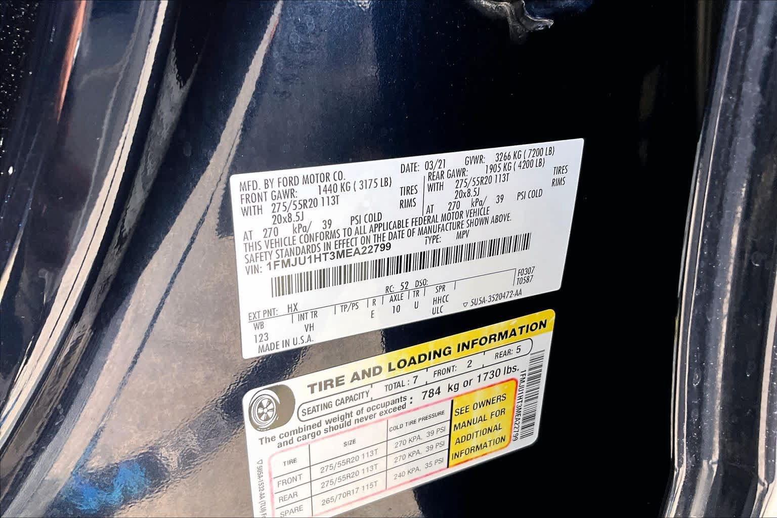 Certified 2021 Ford Expedition XLT RWD image 34