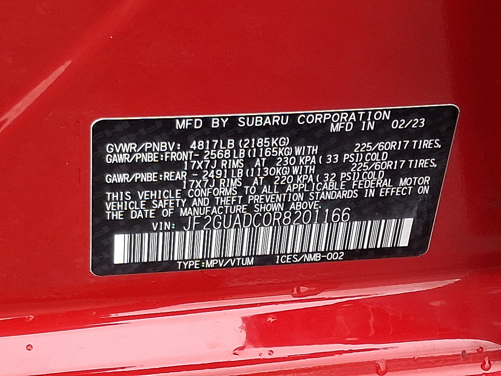 Used 2024 Subaru Crosstrek 2.0i Premium AWD/4WD image 27