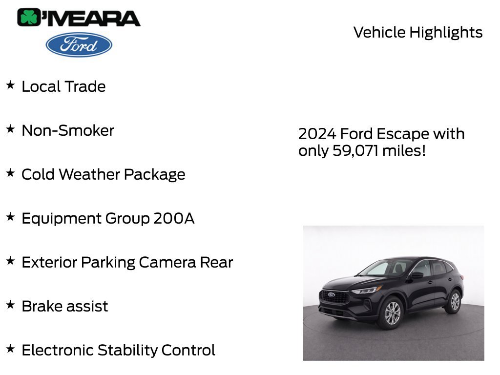 Certified 2024 Ford Escape Active AWD/4WD image 7