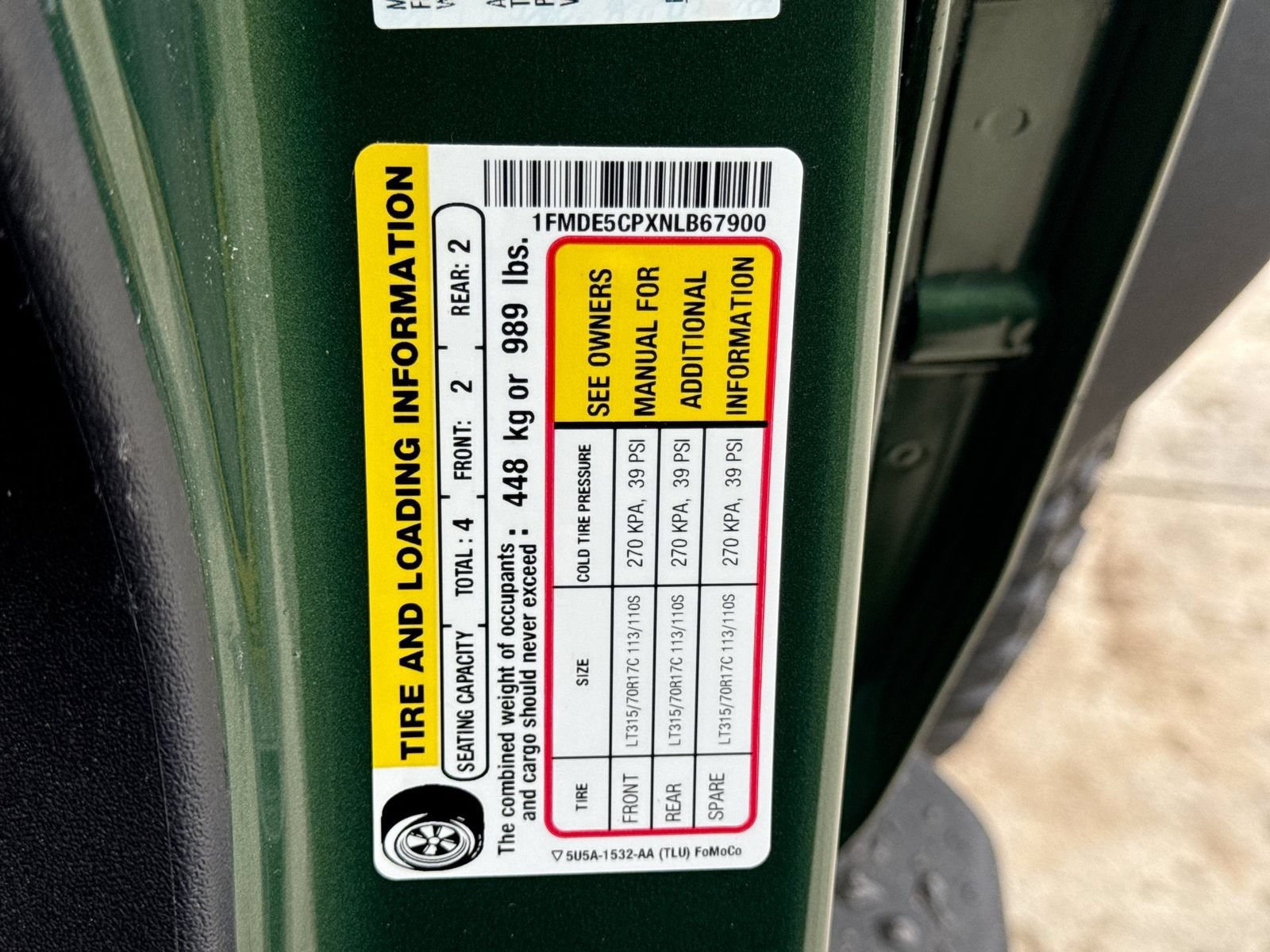 Certified 2022 Ford Bronco Wildtrak AWD/4WD image 41