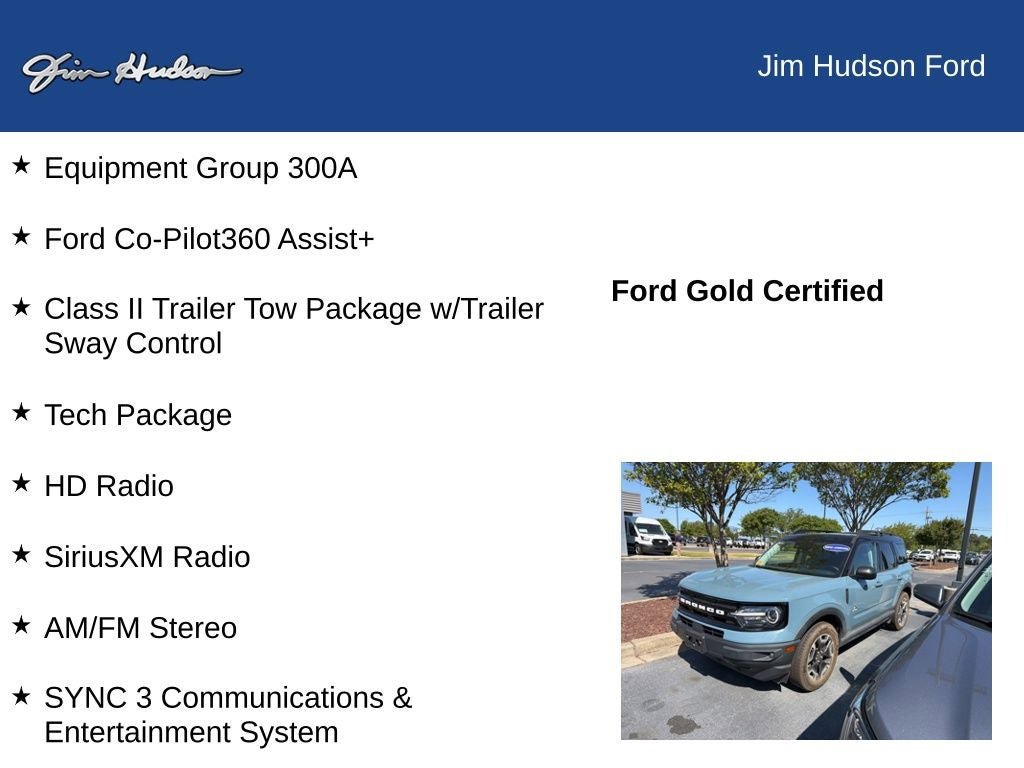 Certified 2022 Ford Bronco Sport Outer Banks w/ Tech Package AWD/4WD image 10