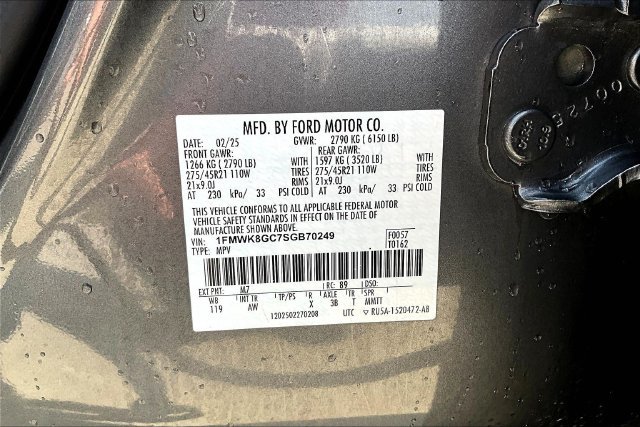 Certified 2025 Ford Explorer ST w/ Sun And Sound Package AWD/4WD image 19
