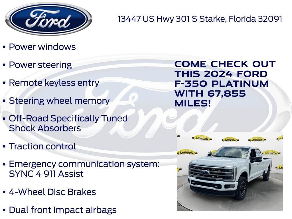 Certified 2024 Ford F350 Platinum AWD/4WD image 32