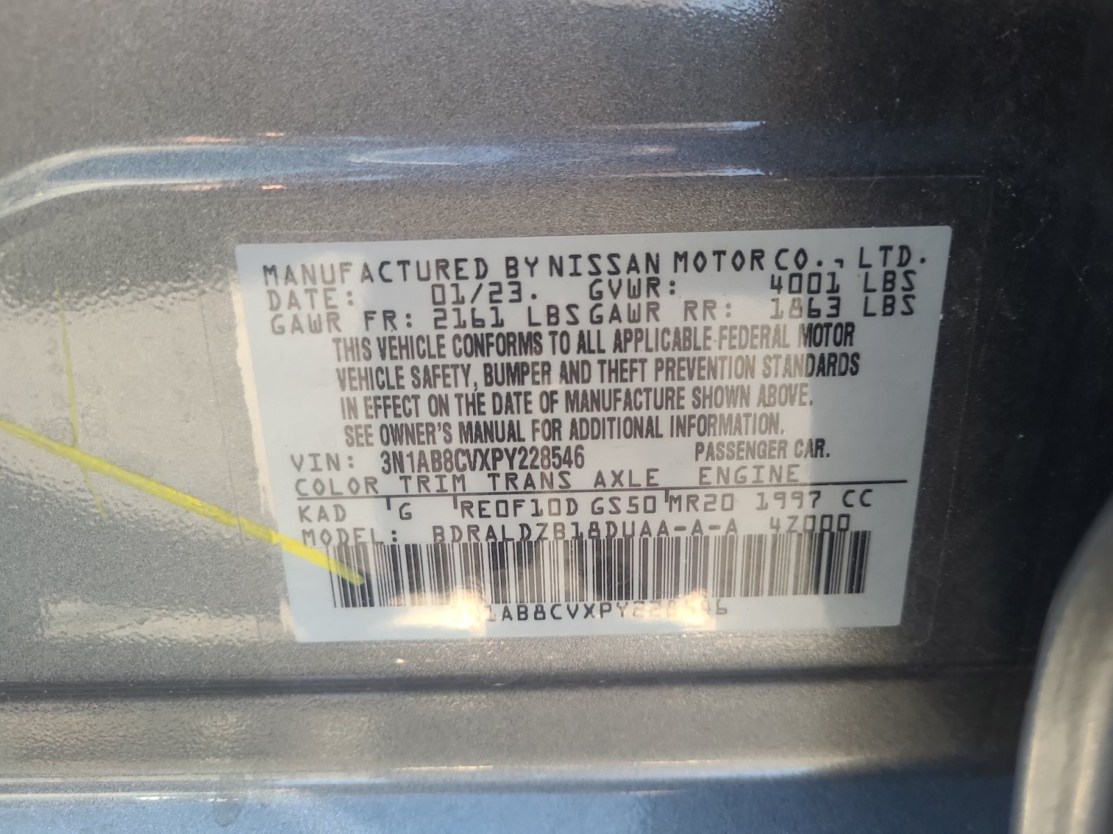 Used 2023 Nissan Sentra SV w/ All-Weather Package FWD image 25