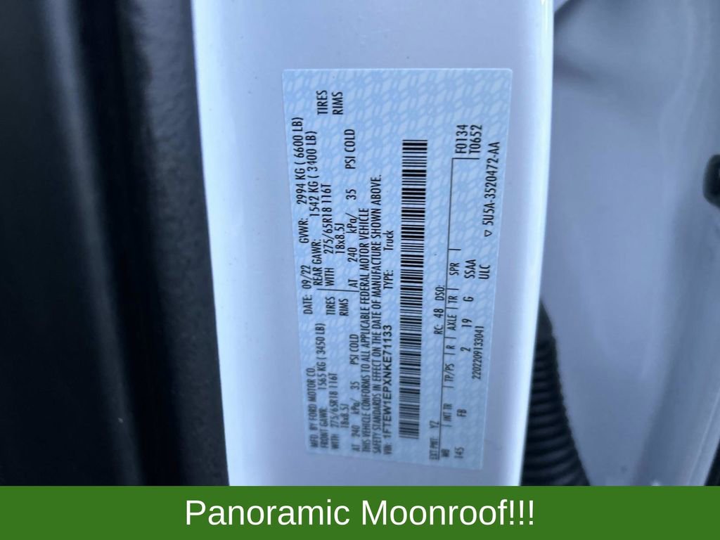 Certified 2022 Ford F150 XLT w/ Equipment Group 302A High image 33