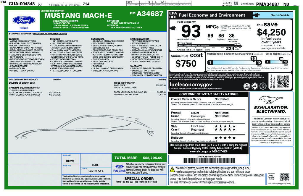 Certified 2023 Ford Mustang Mach-E Premium AWD/4WD image 25