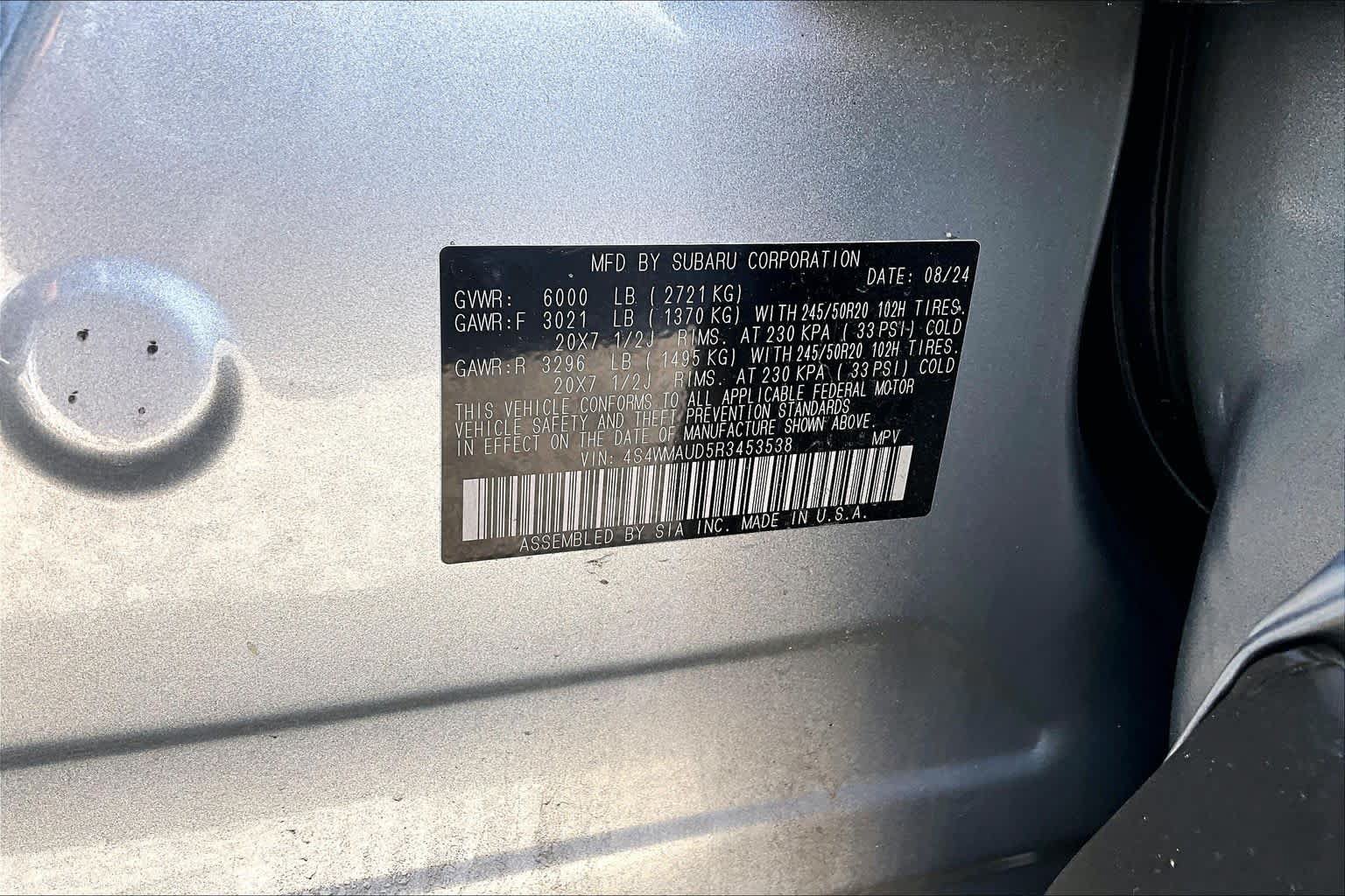 Used 2024 Subaru Ascent Limited w/ Technology Package AWD/4WD image 34