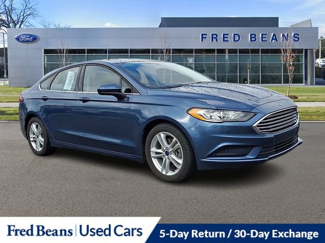 Certified 2018 Ford Fusion SE w/ Fusion SE Technology Package