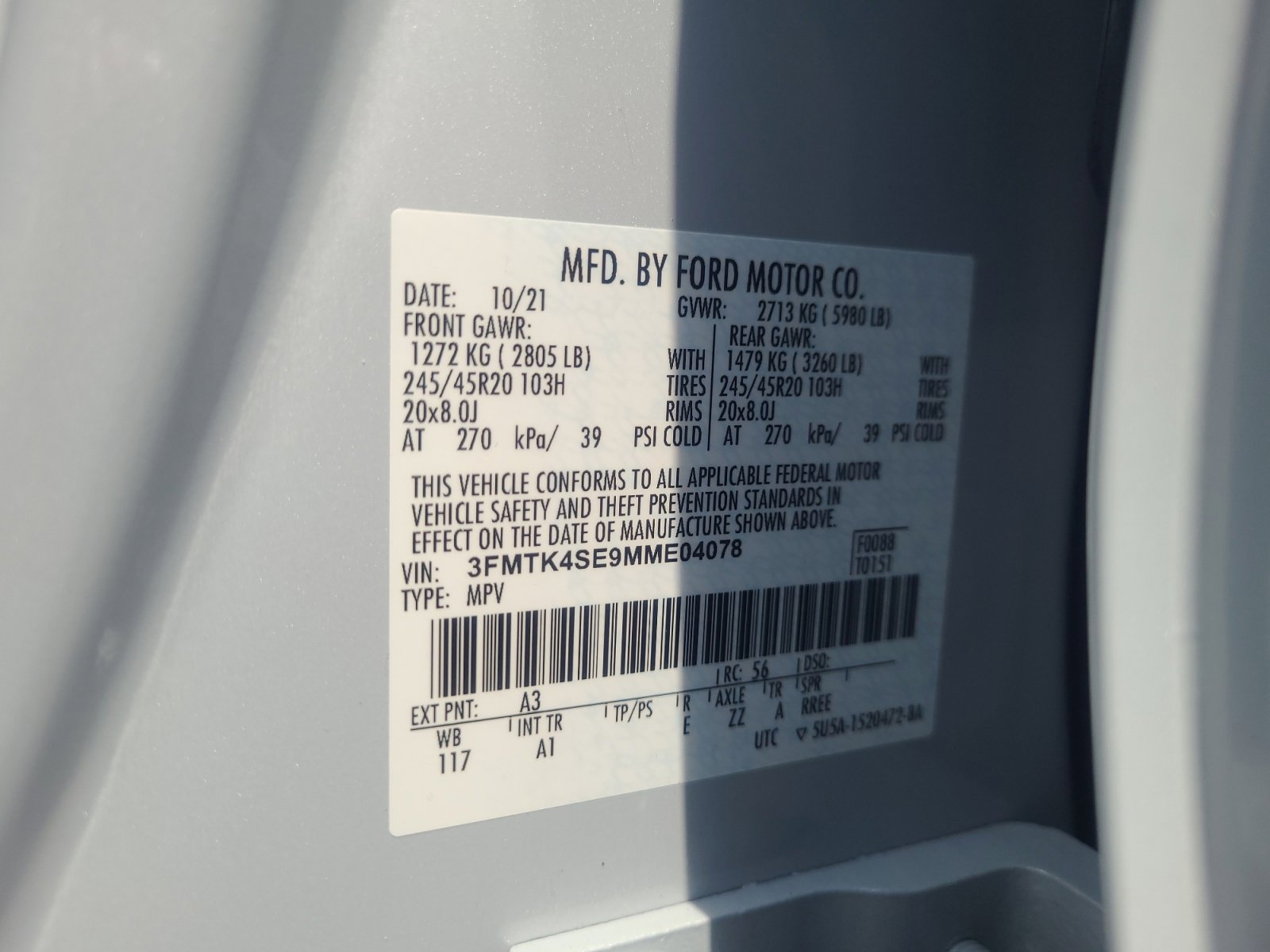 Certified 2021 Ford Mustang Mach-E GT AWD/4WD image 25