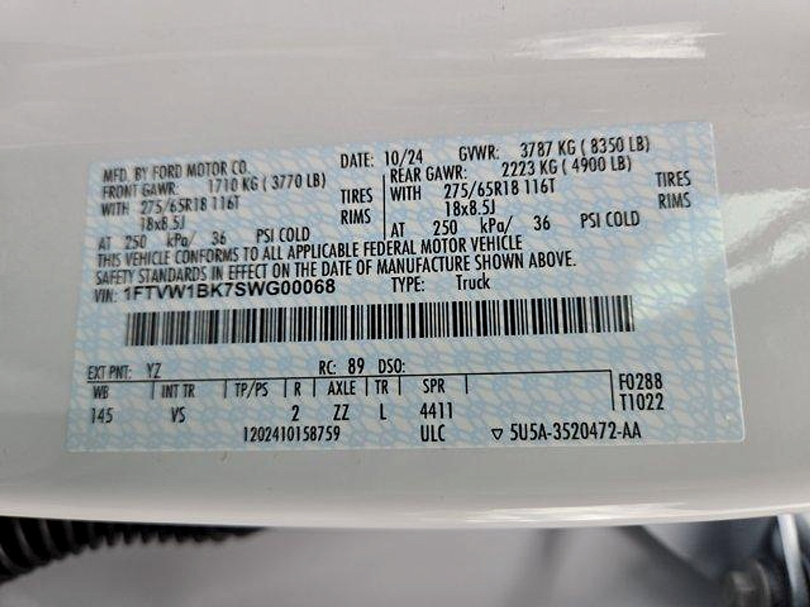 Certified 2025 Ford F150 Lightning Pro AWD/4WD image 27