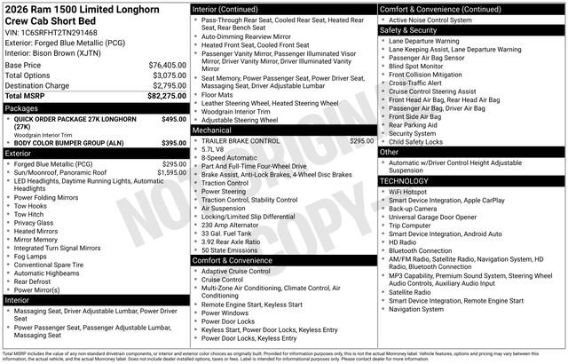 Used 2026 RAM 1500 Limited AWD/4WD image 7