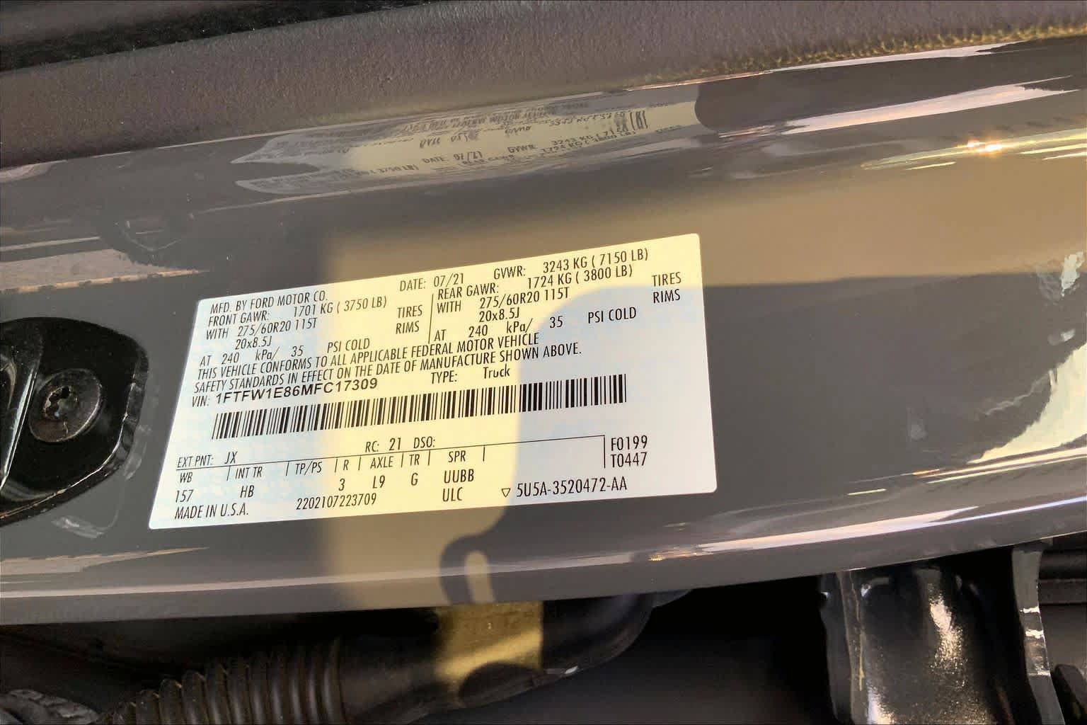 Certified 2021 Ford F150 Lariat AWD/4WD image 29