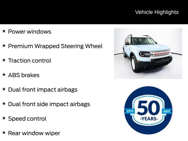 Certified 2025 Ford Bronco Sport Heritage w/ Convenience Package AWD/4WD image 21