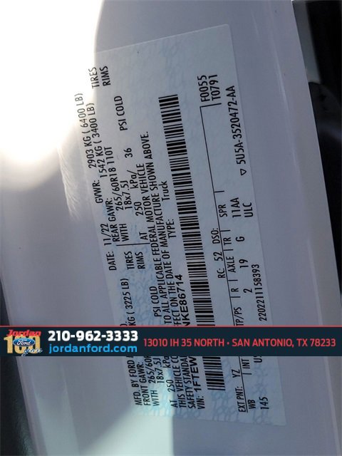 Certified 2022 Ford F150 XLT w/ Equipment Group 302A High image 32