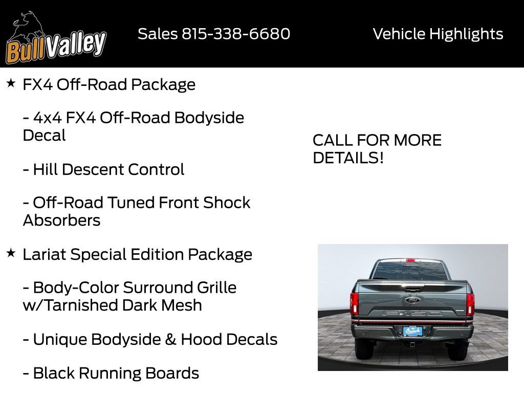 Certified 2020 Ford F150 Lariat w/ Equipment Group 502A Luxury AWD/4WD image 9