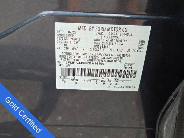 Certified 2024 Ford Edge SEL w/ Convenience Package AWD/4WD image 9