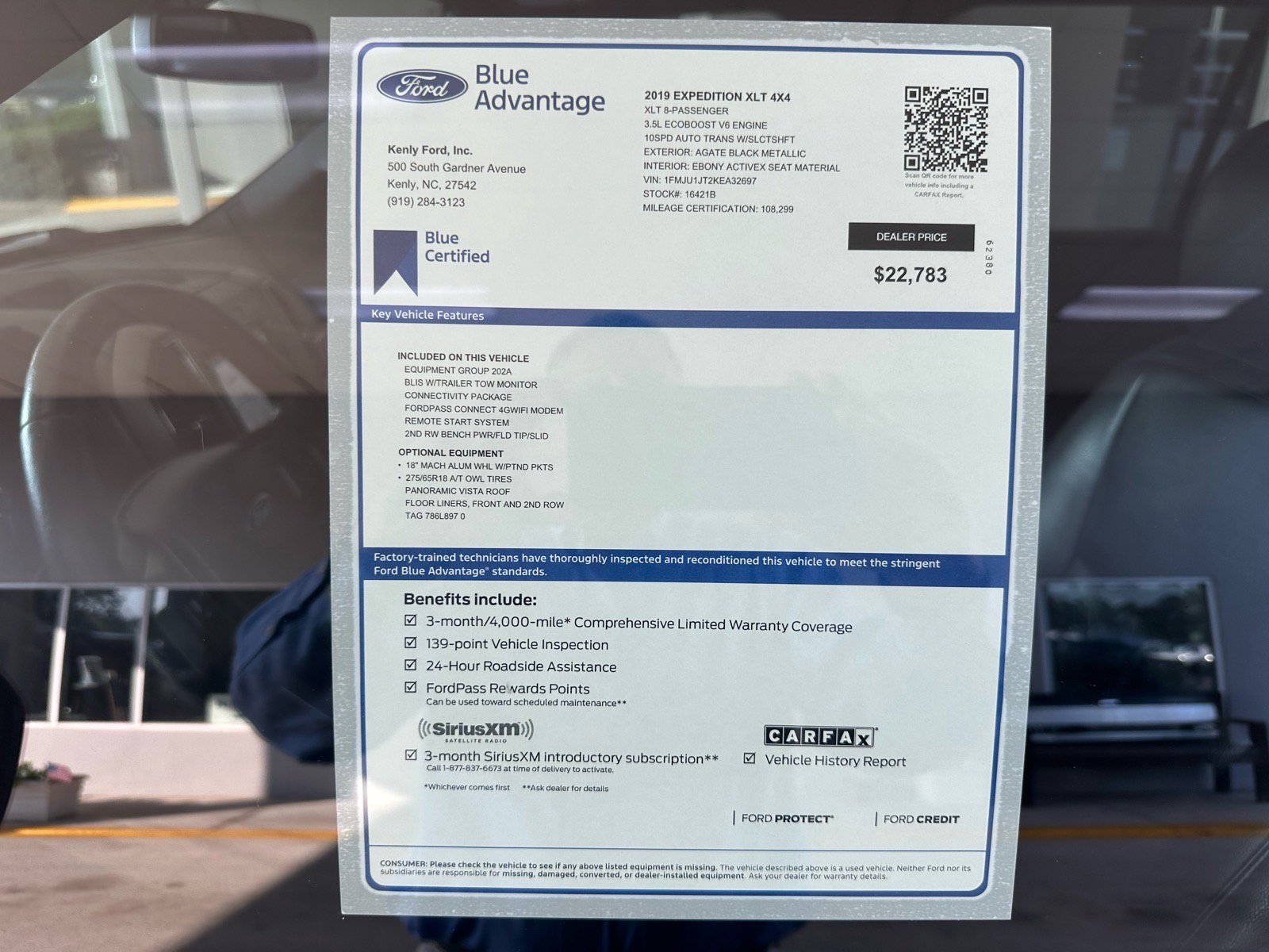 Certified 2019 Ford Expedition XLT w/ Equipment Group 202A AWD/4WD image 5