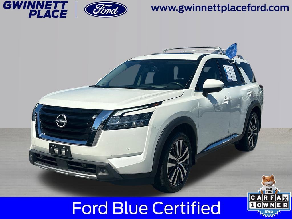 Used 2022 Nissan Pathfinder Platinum w/ Cargo Package FWD image 1