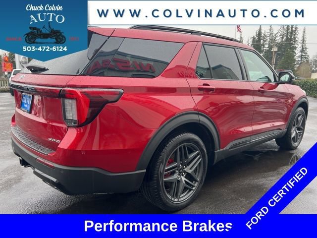 Certified 2025 Ford Explorer ST-Line w/ Premium Package AWD/4WD image 3