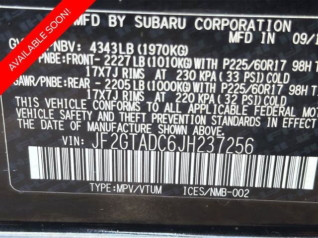 Used 2018 Subaru Crosstrek 2.0i Premium AWD/4WD image 35