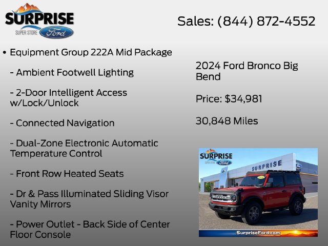 Certified 2024 Ford Bronco Big Bend AWD/4WD image 7