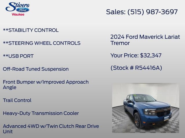 Certified 2024 Ford Maverick Tremor w/ Tremor Off-Road Package image 5