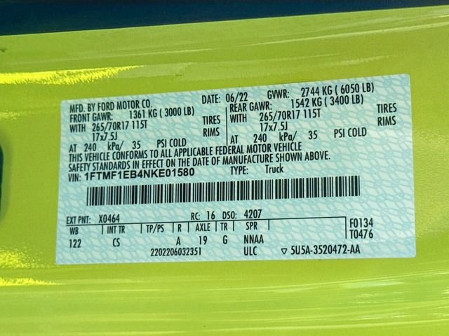 Certified 2022 Ford F150 XL w/ Equipment Group 101A High image 28