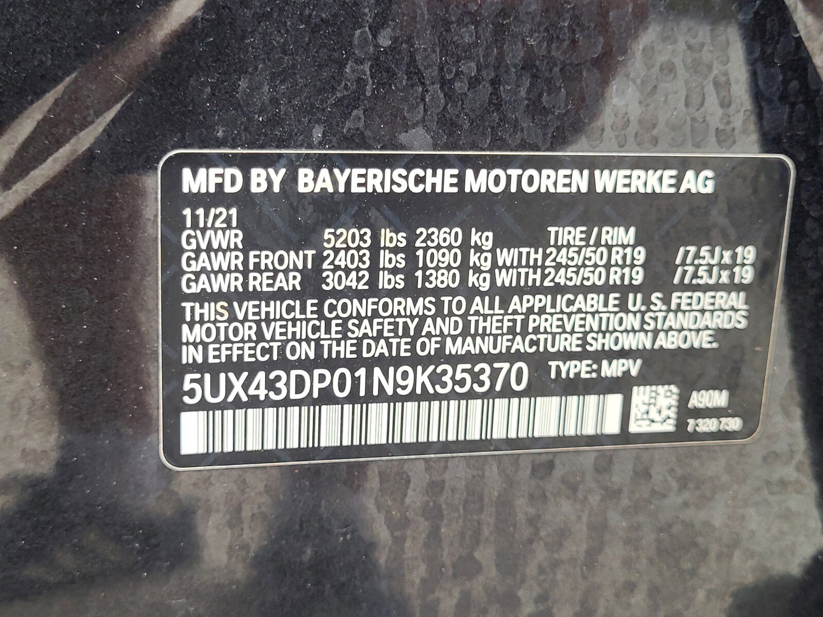 Used 2022 BMW X3 sDrive30i w/ Convenience Package RWD image 33