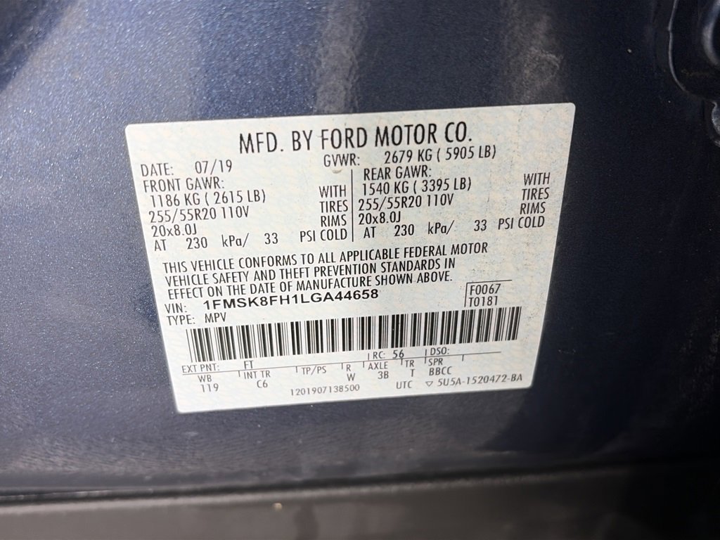 Certified 2020 Ford Explorer Limited image 9