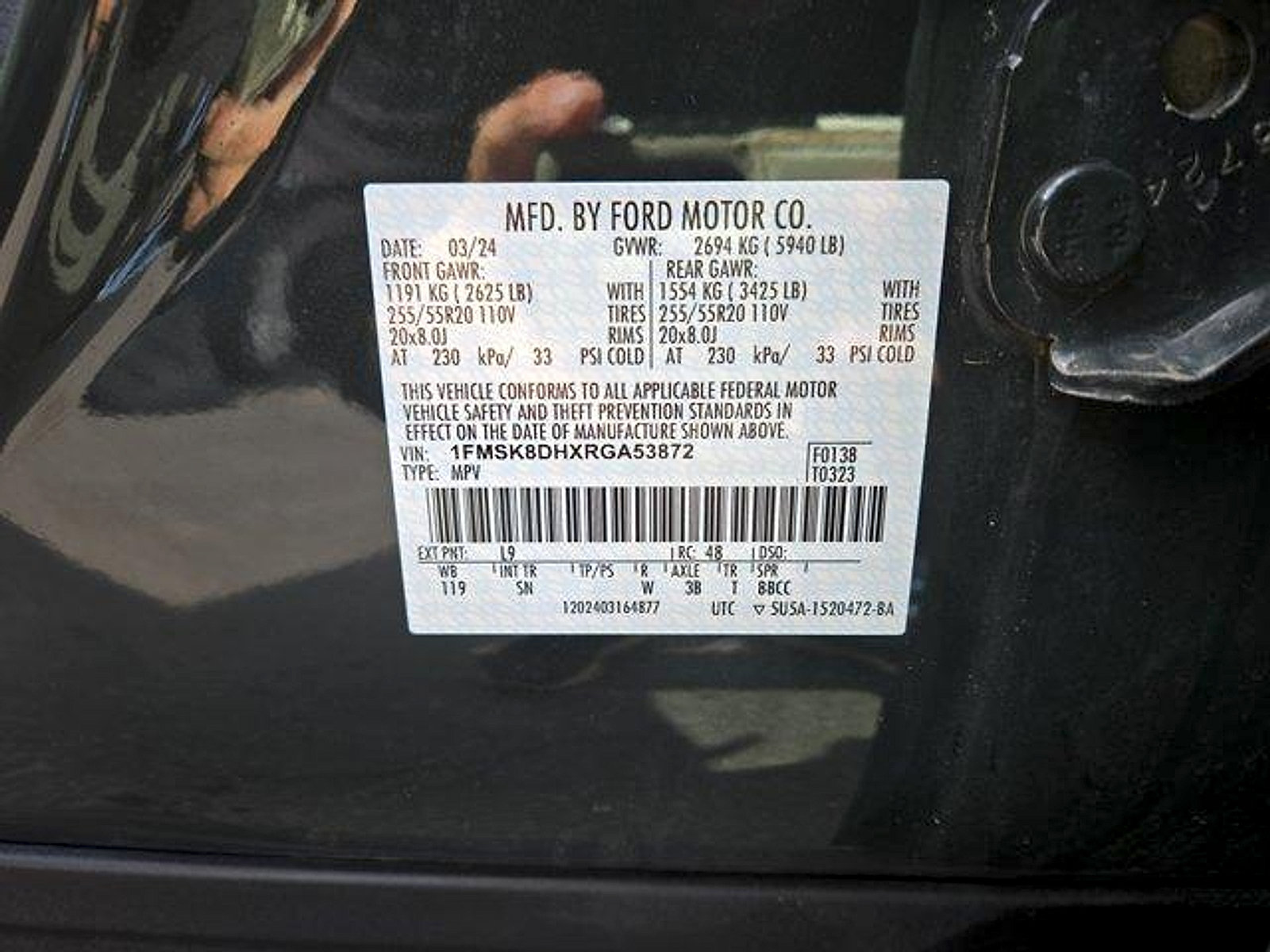 Certified 2024 Ford Explorer XLT w/ Equipment Group 202A AWD/4WD image 27