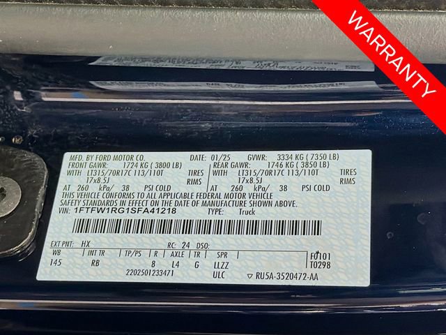 Certified 2025 Ford F150 Raptor AWD/4WD image 34