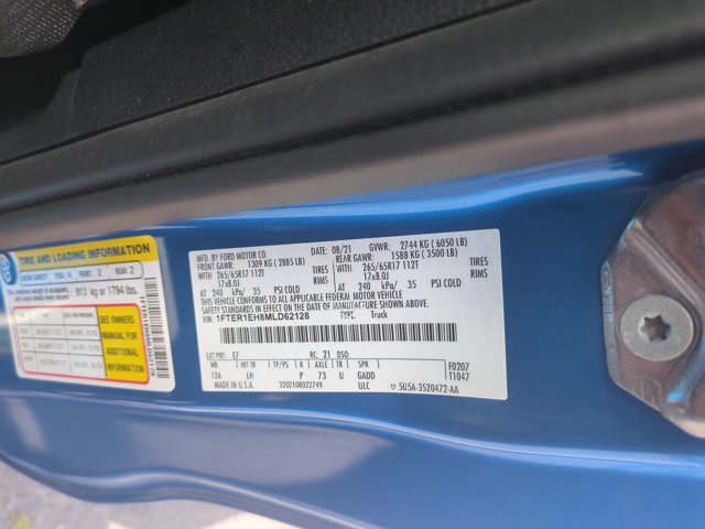 Certified 2021 Ford Ranger XLT w/ Equipment Group 301A Mid RWD image 35