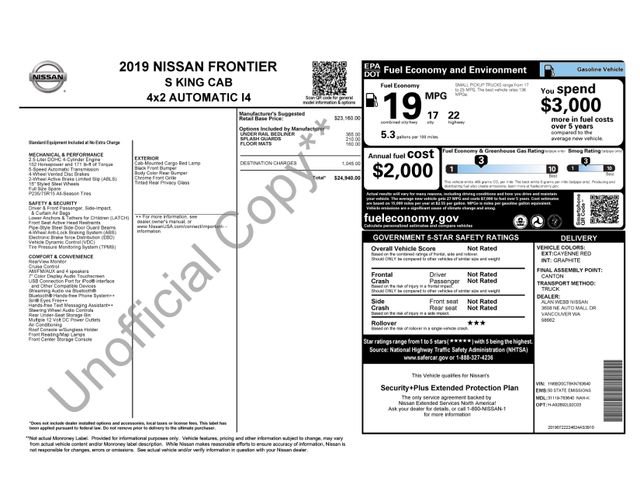Used 2019 Nissan Frontier S RWD image 4