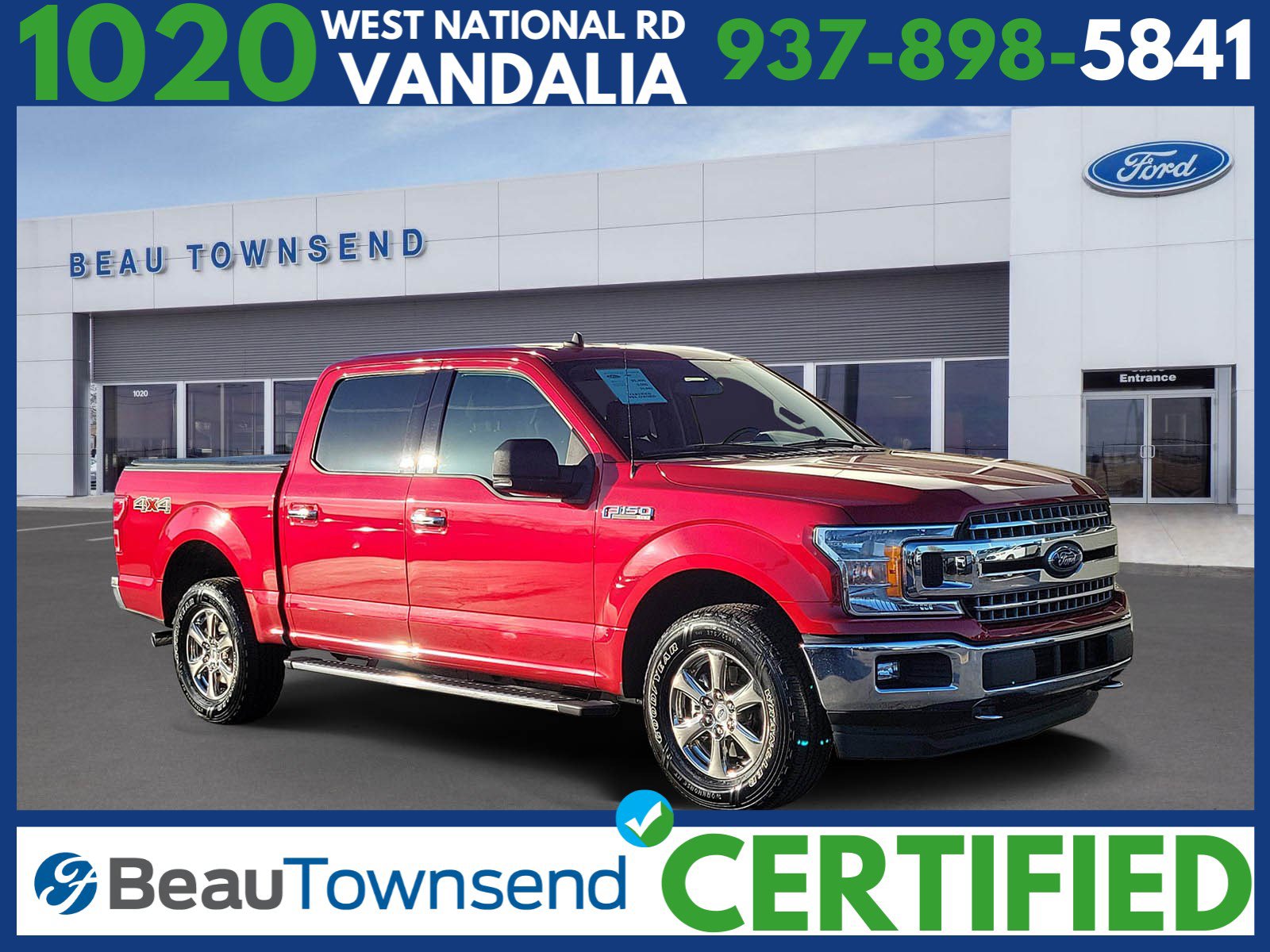 Certified 2020 Ford F150 XLT w/ Equipment Group 302A Luxury