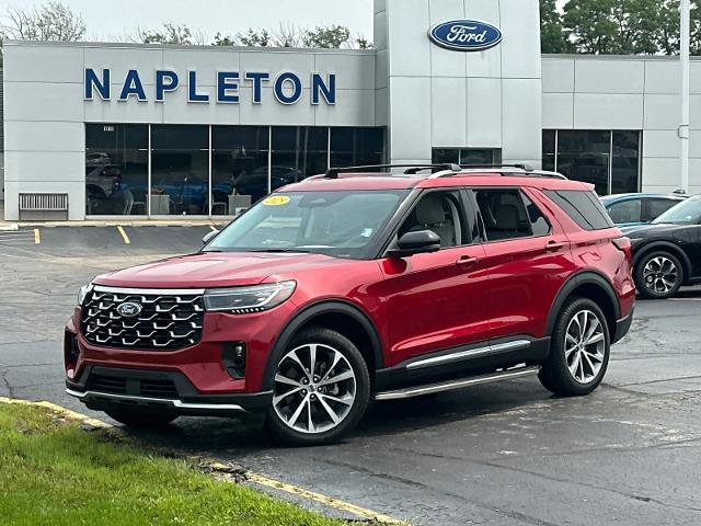 Certified 2025 Ford Explorer Platinum w/ Ultimate Package AWD/4WD image 1