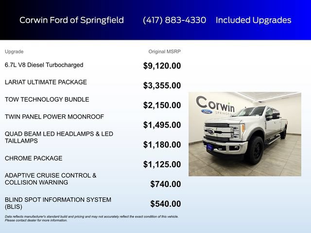 Certified 2019 Ford F350 Lariat w/ Lariat Ultimate Package AWD/4WD image 6