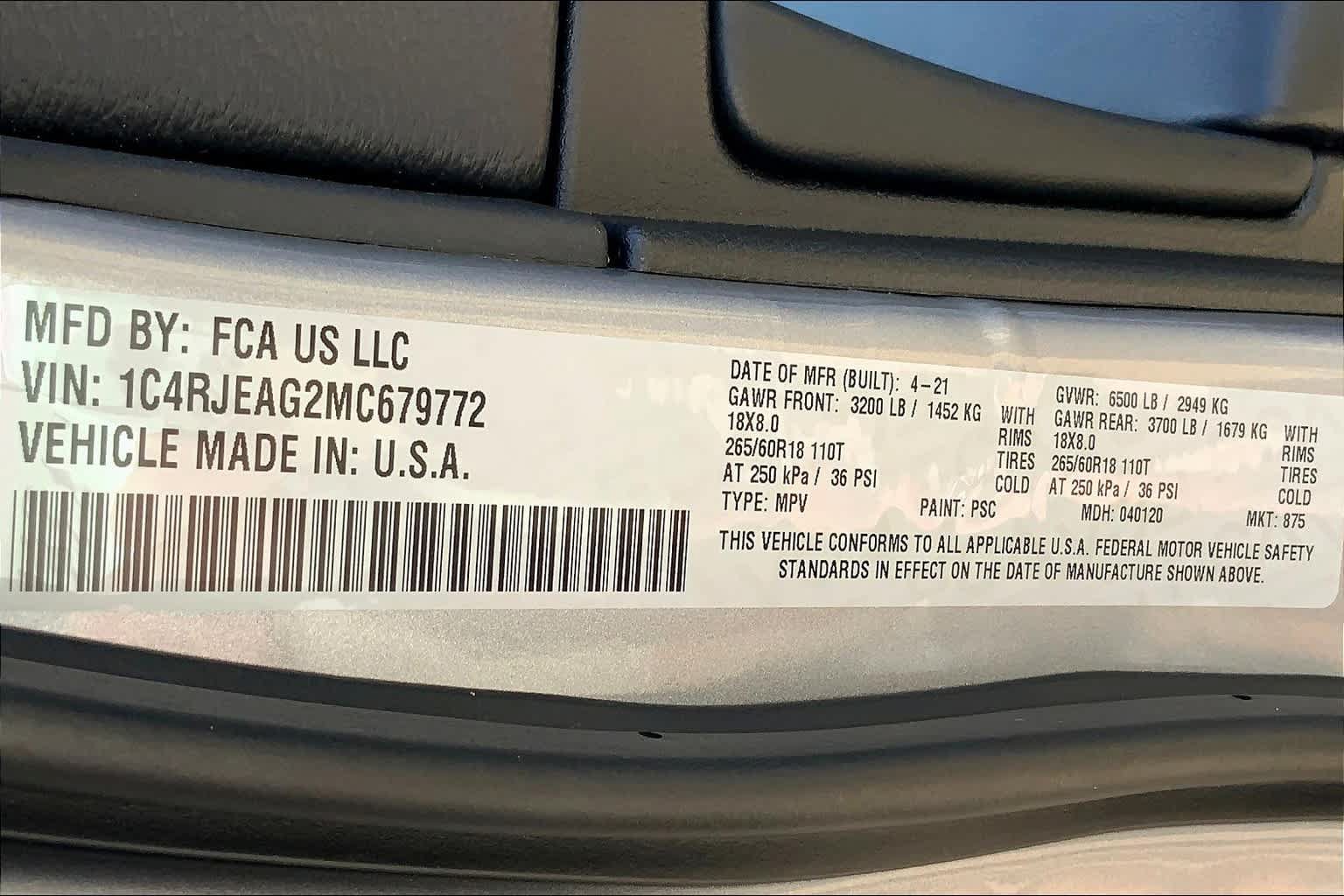 Used 2021 Jeep Grand Cherokee Laredo RWD image 31