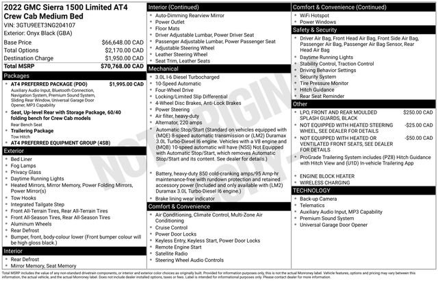Used 2022 GMC Sierra 1500 AT4 w/ AT4 Preferred Package AWD/4WD image 19