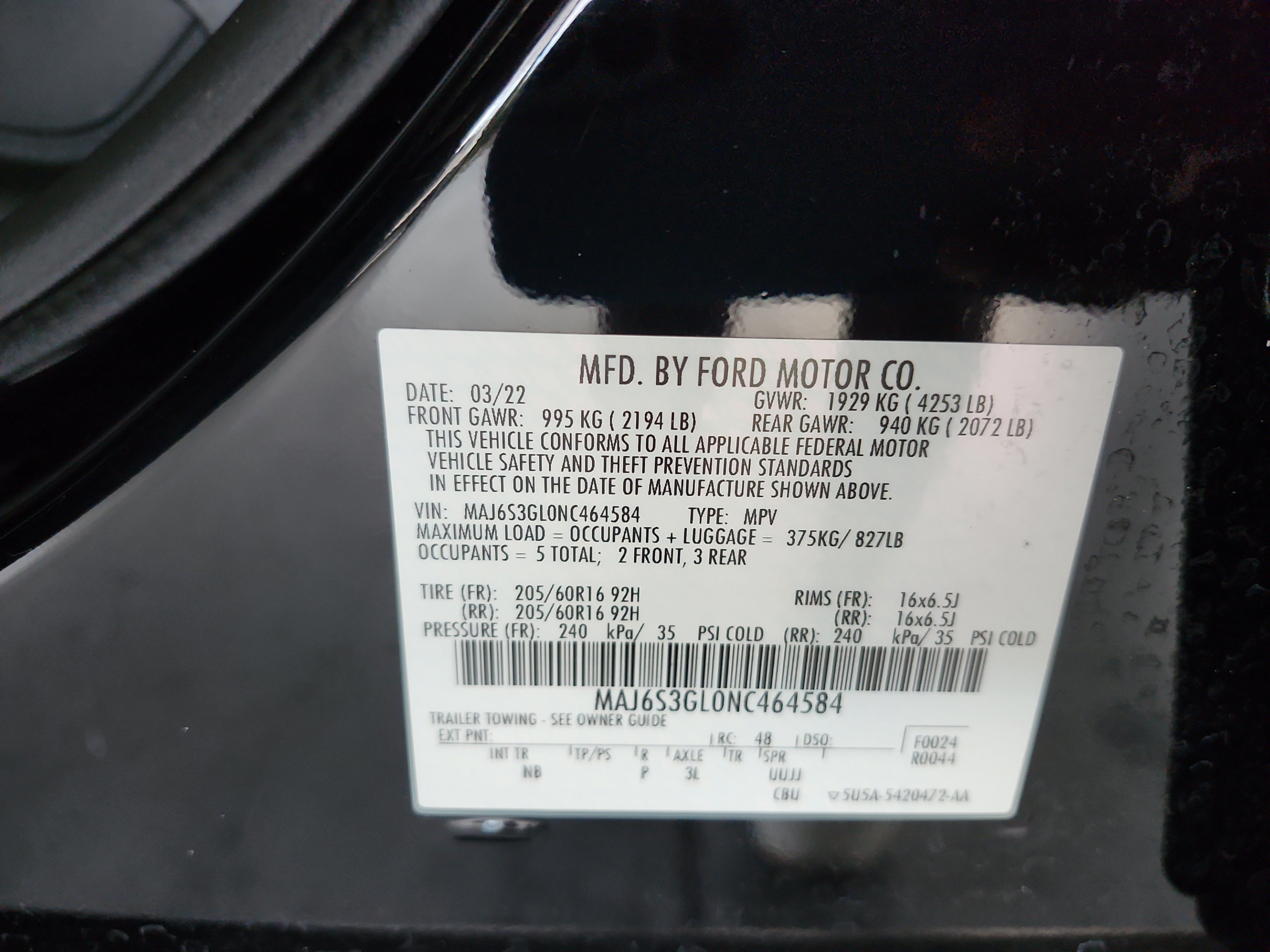 Certified 2022 Ford EcoSport SE AWD/4WD image 22