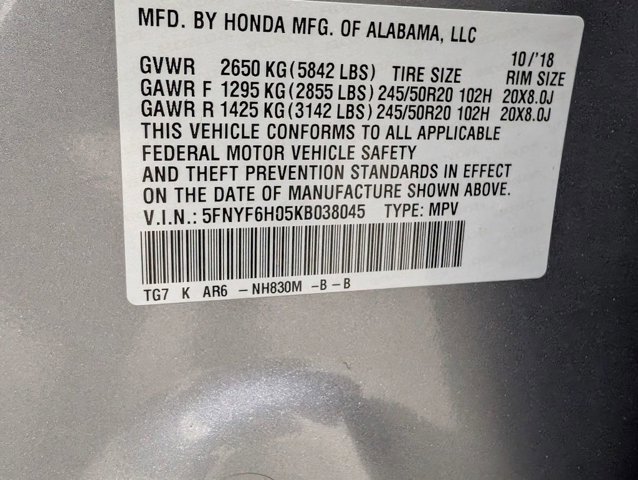 Used 2019 Honda Pilot Elite image 10