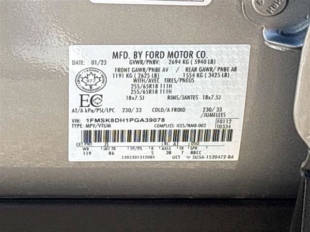 Certified 2023 Ford Explorer XLT AWD/4WD image 33