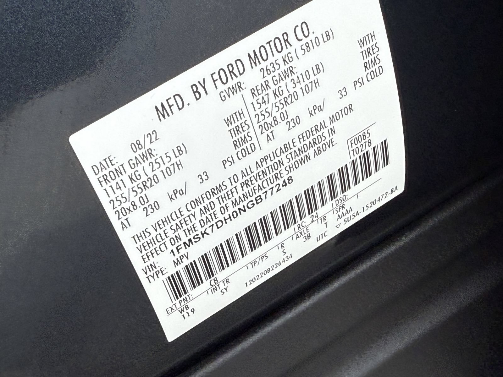 Certified 2022 Ford Explorer XLT w/ Equipment Group 202A RWD image 35