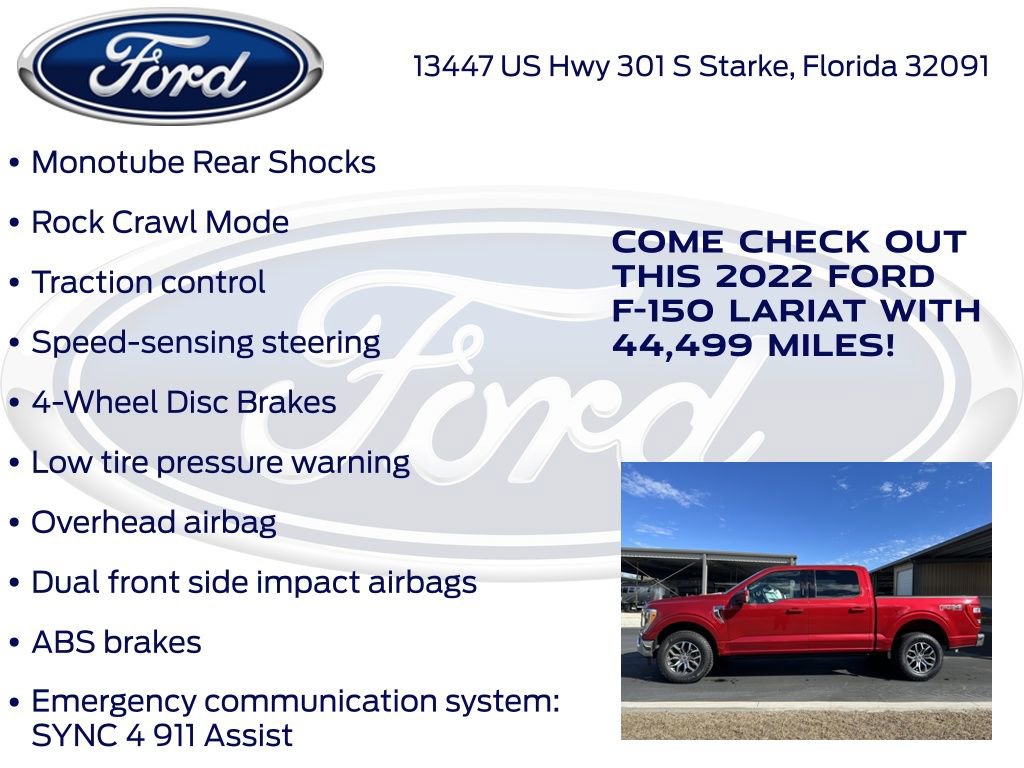 Certified 2022 Ford F150 Lariat w/ Trailer Tow Package image 26