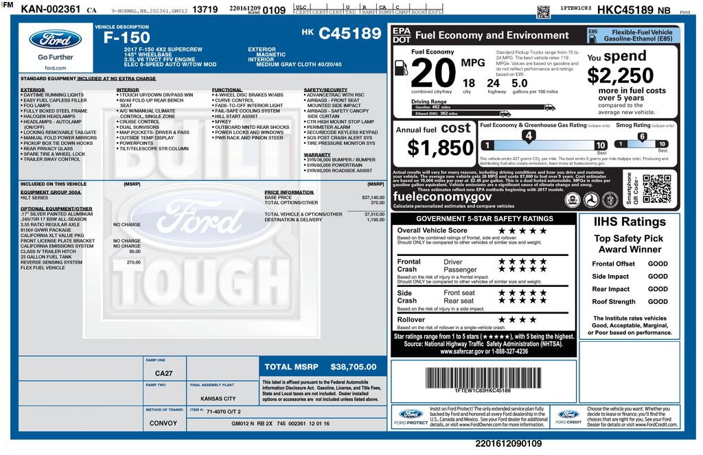 Certified 2017 Ford F150 XLT RWD video 2