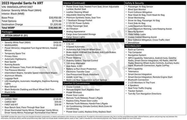 Used 2023 Hyundai Santa Fe XRT image 35